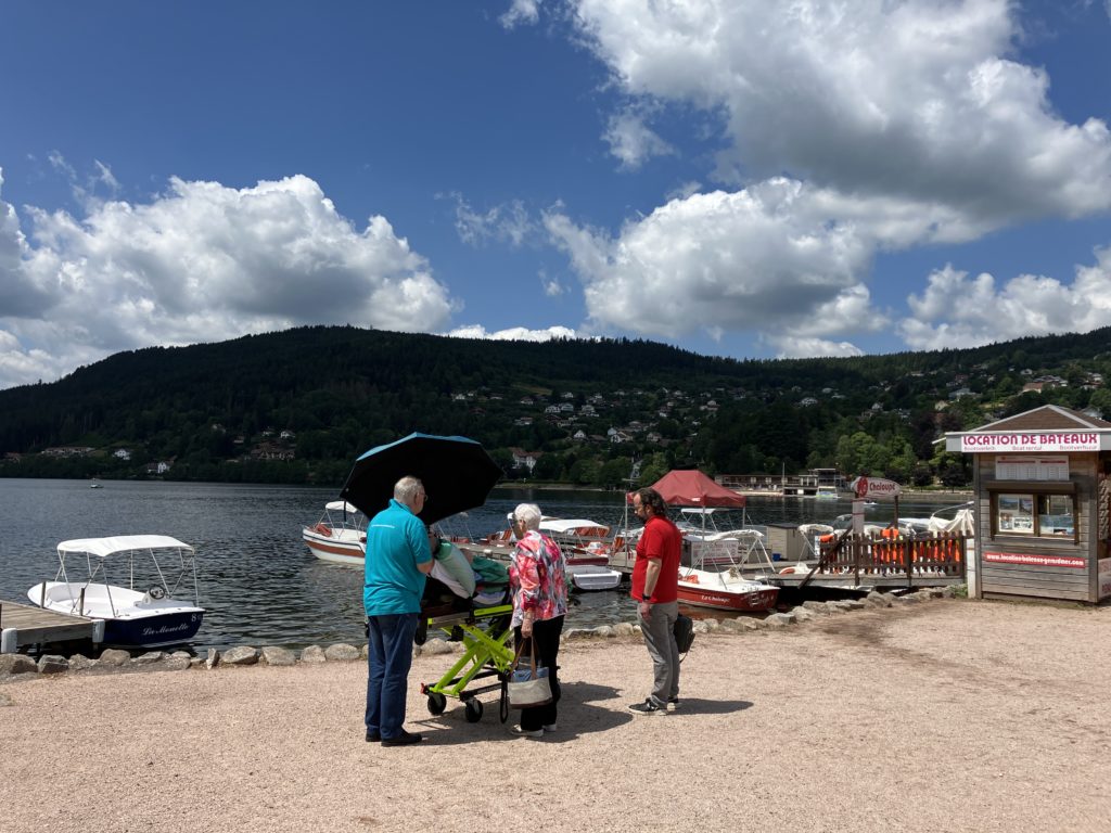 This gentleman wanted to eat flammekuchen at Gérardmer