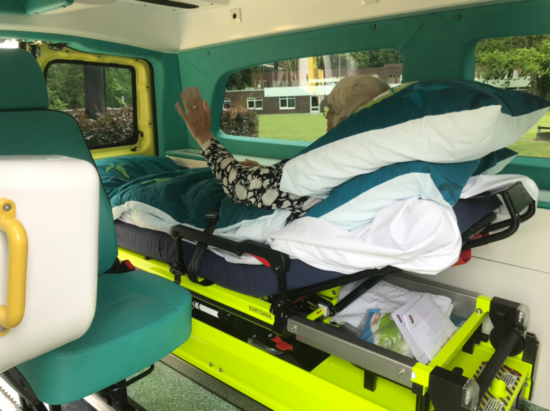 This lady will be visiting her favorite museum.